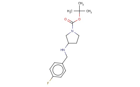 3-(4-FLUORO-BENZYLAMINO)-PYRROLIDINE-1-CARBOXYLIC ACID TERT-BUTYL ESTER
